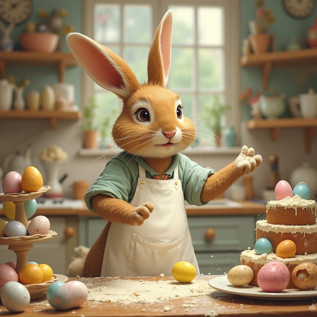 busy bunny wife  by @Monika