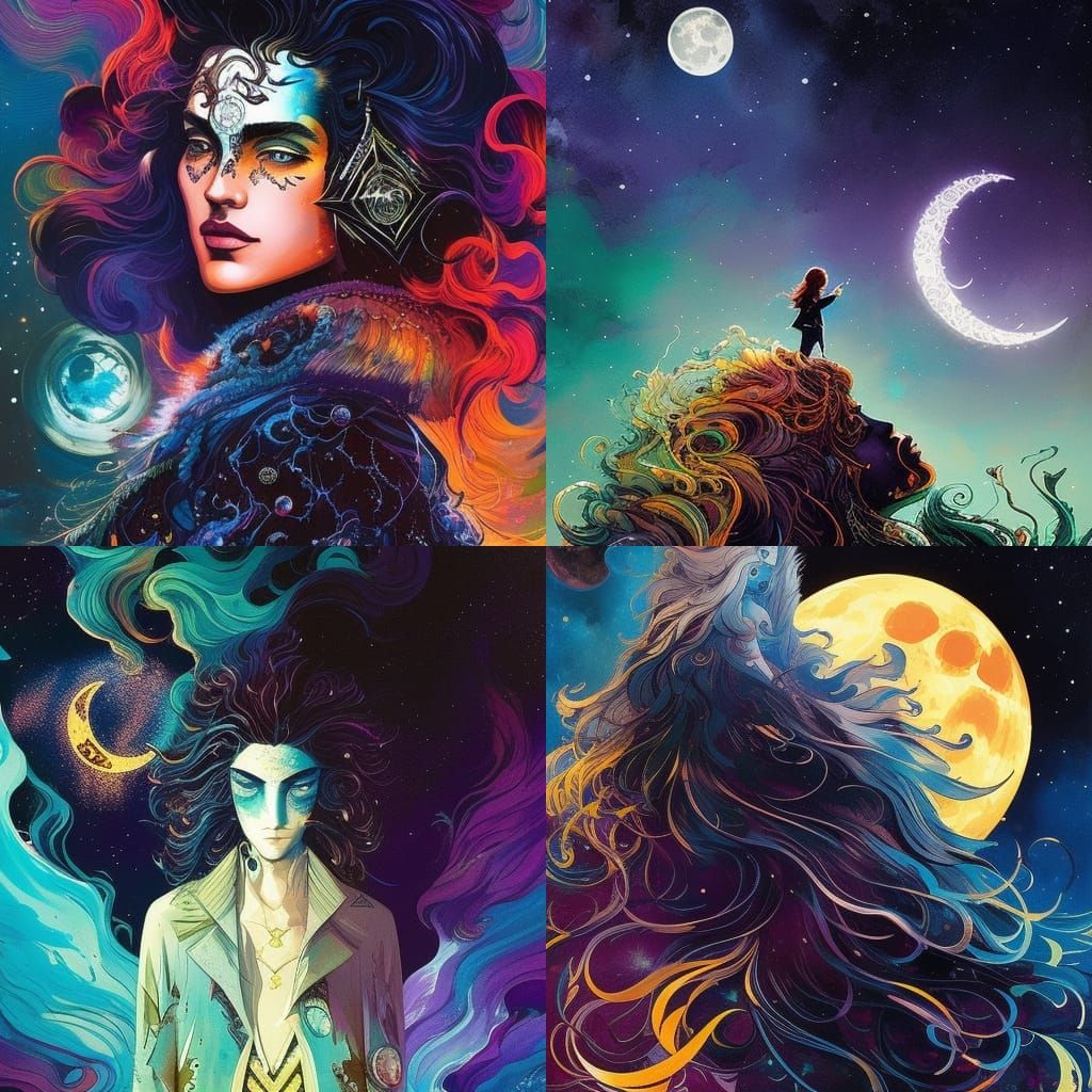 God and Goddess of Night