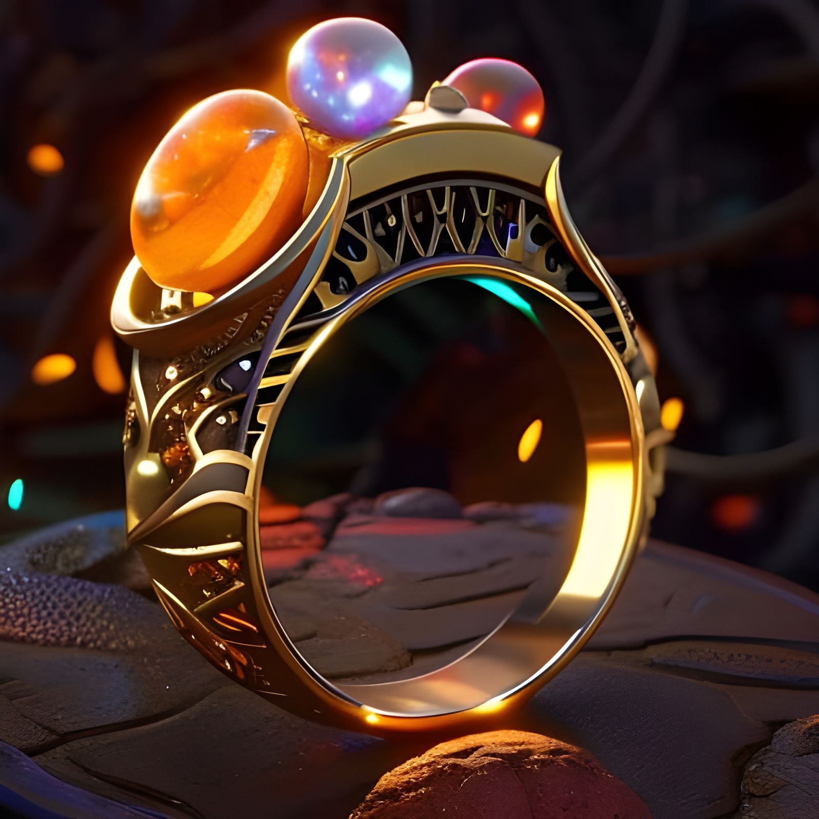 Glamorous Mexican Opal  by @Janet Islamic