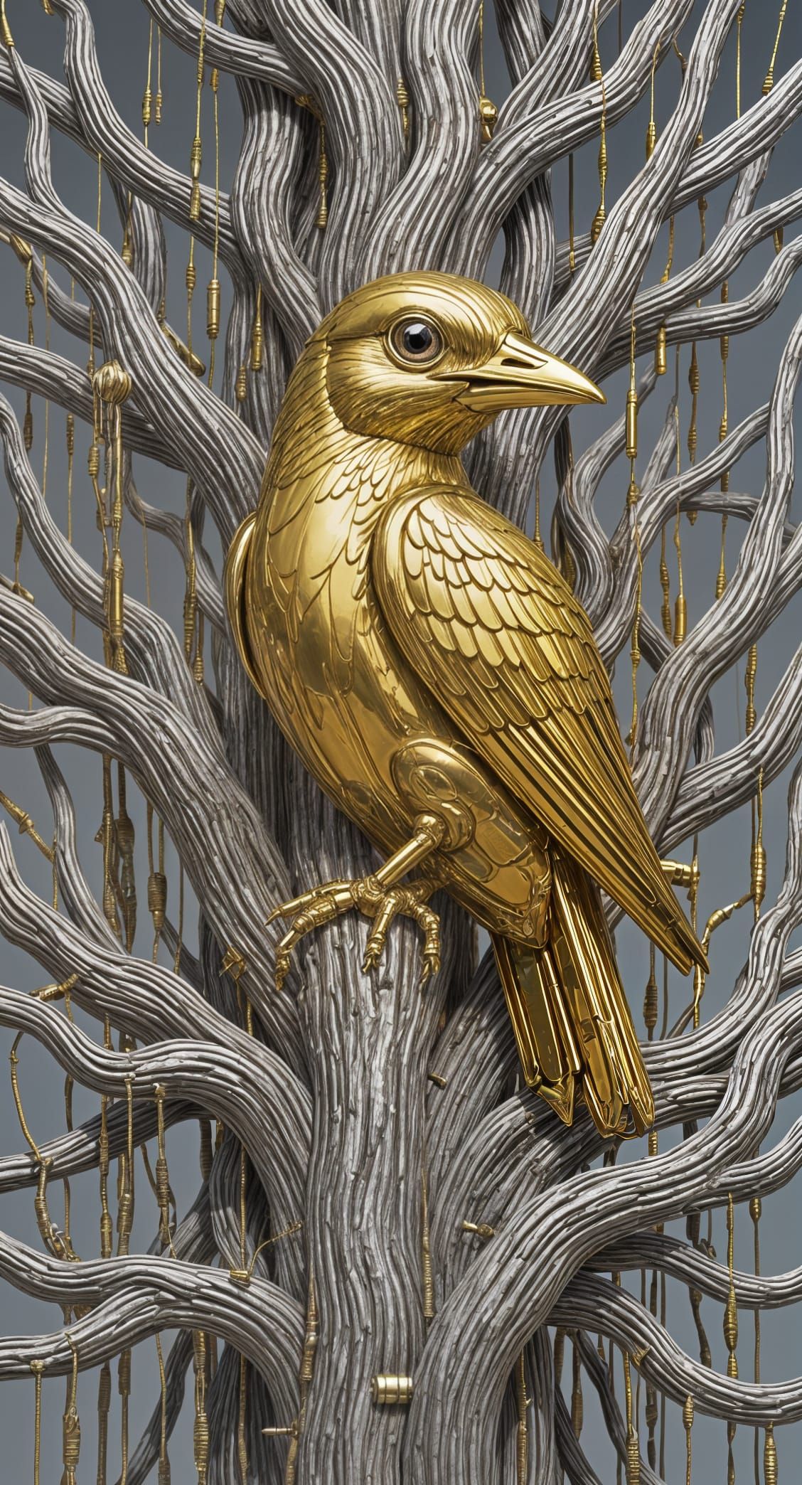 Golden woodpecker   by @DrMiki