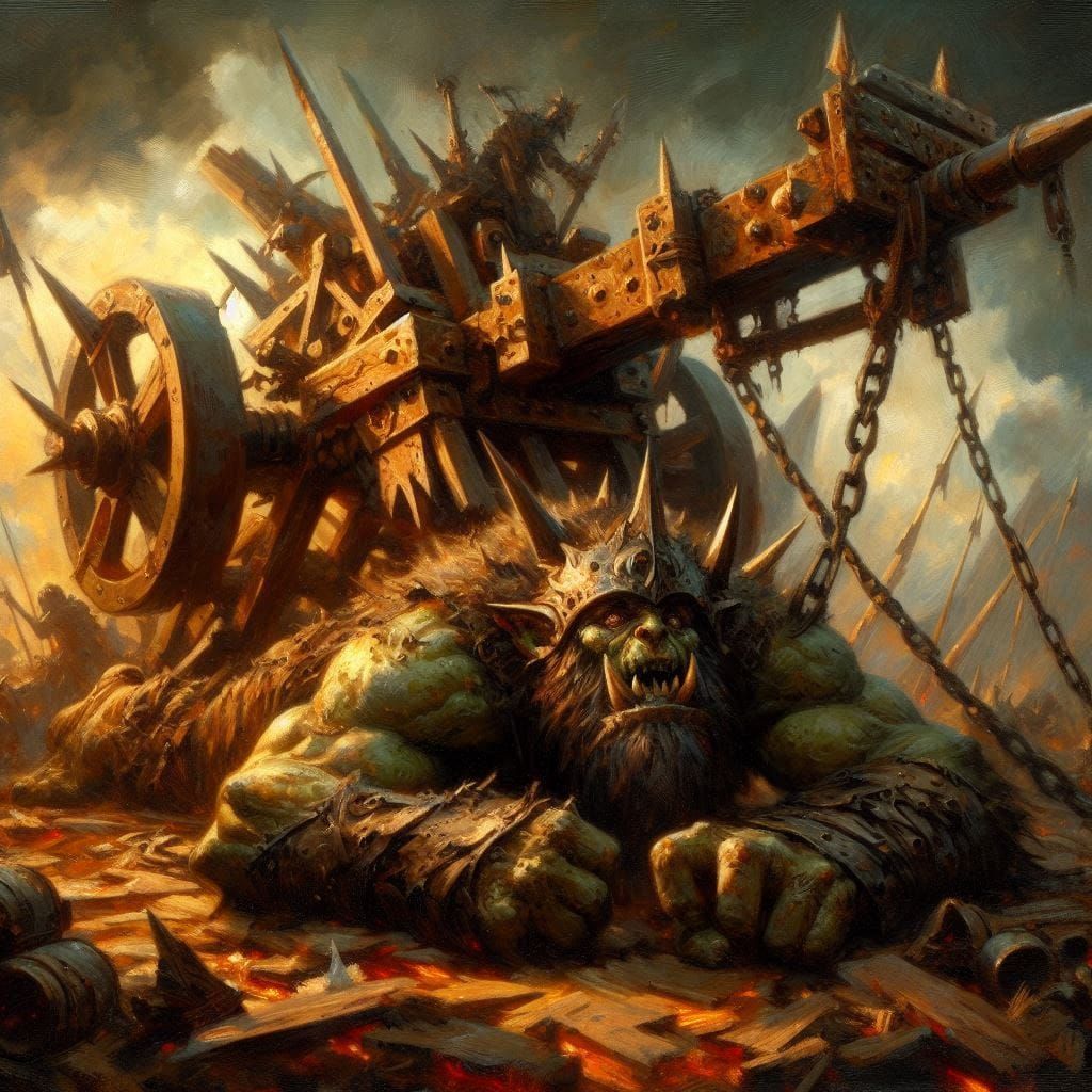 Bad Day On the Battlefield - Orcish Artillery Failure