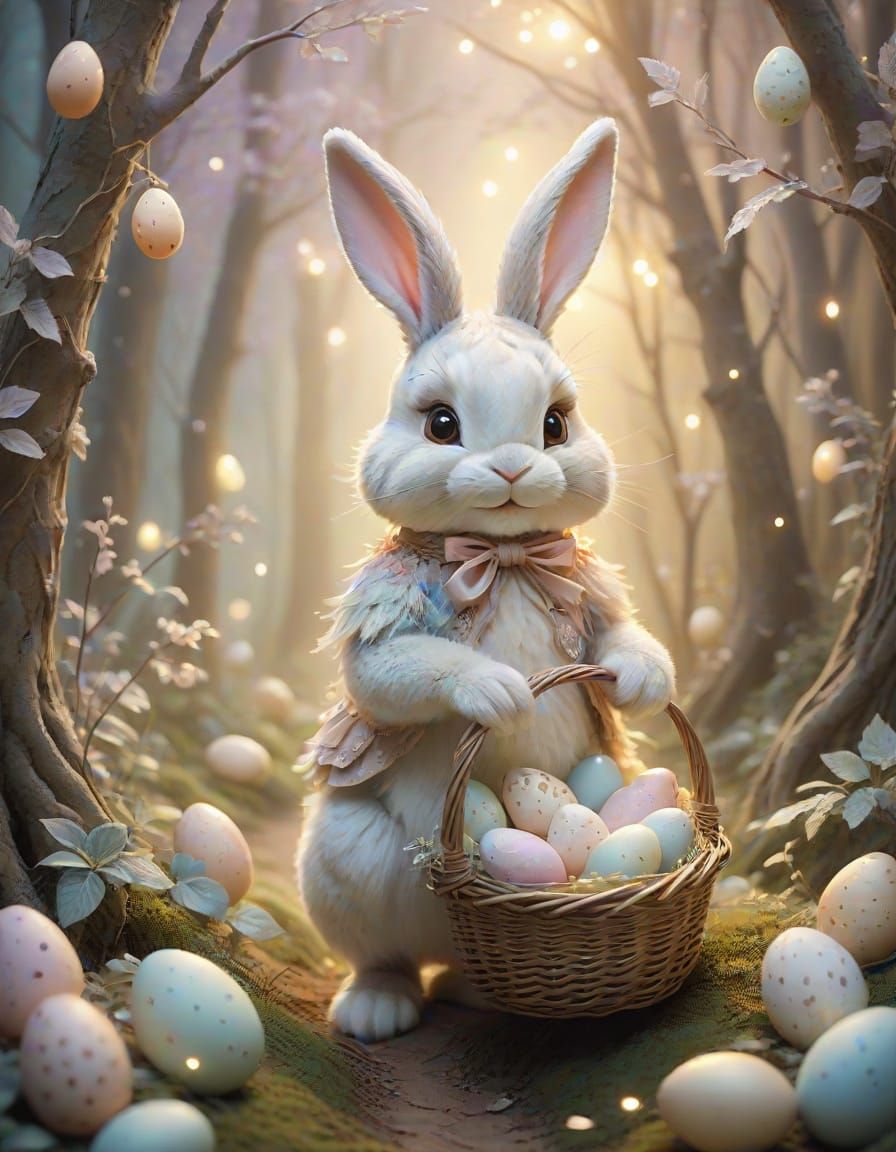 Easter bunny  by @Sasha