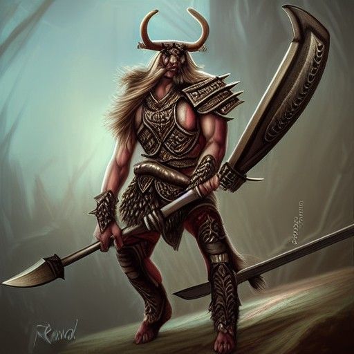Minotaur warrior
