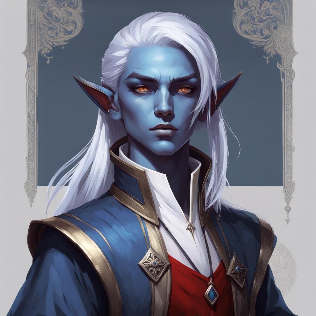 DnD dark elf enchanter - AI Generated Artwork - NightCafe Creator