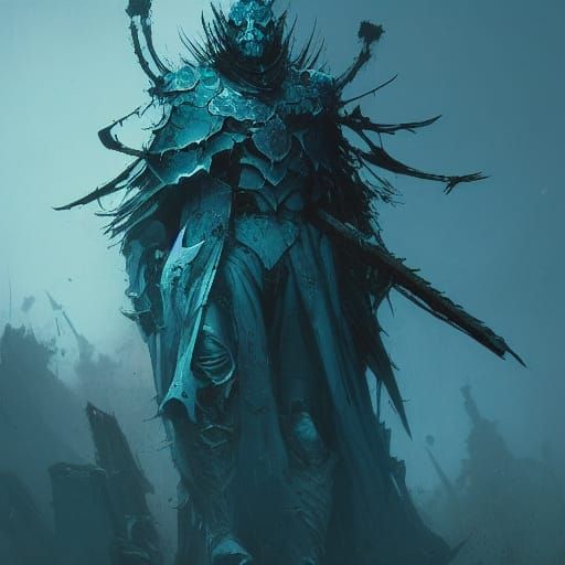 Uzol The Undead Warlord - Ai Generated Artwork - Nightcafe Creator