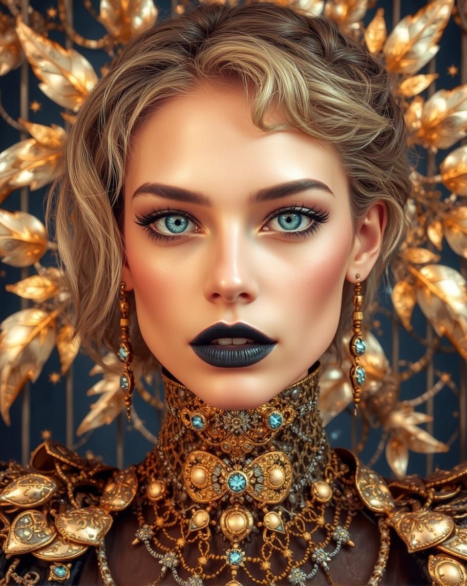 A mesmerizing portrait of a woman