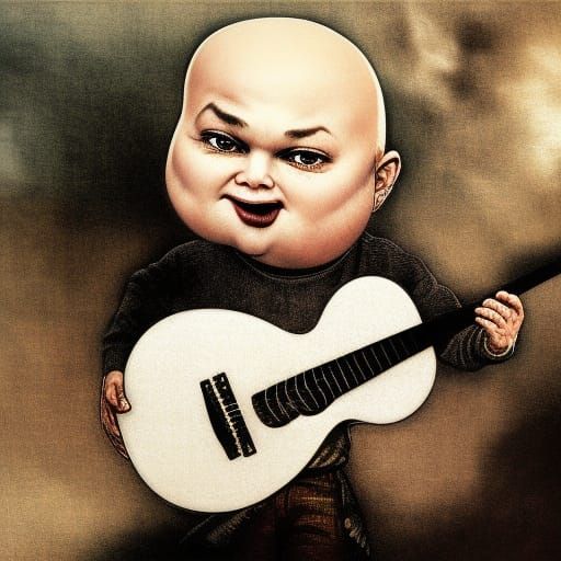 Billy Corgan as a Chubby Baby