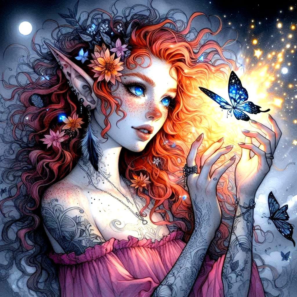 A Butterfly Made of Starlight