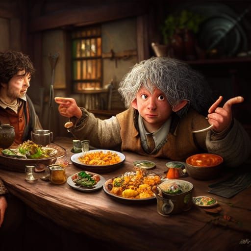 Hobbit second breakfast al 9 a.m. undefined