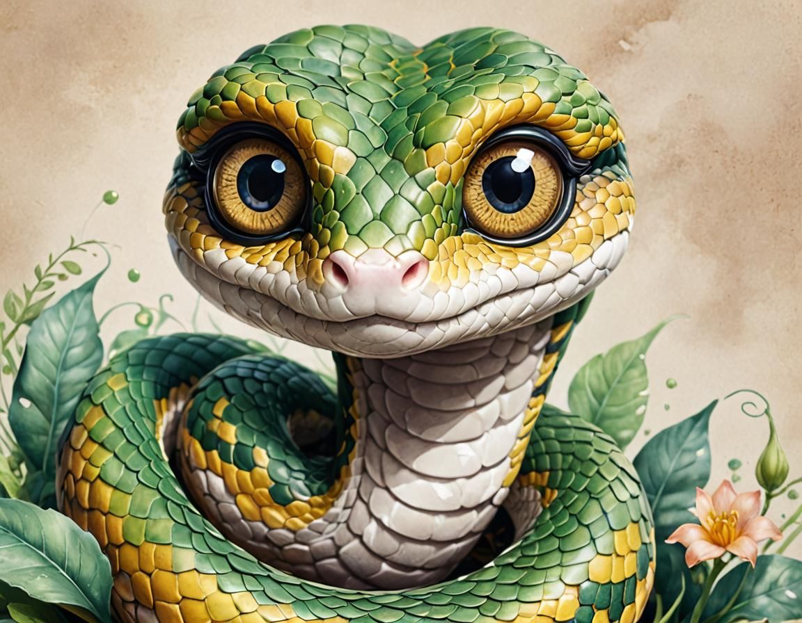 Beautiful snake  by @Lucy