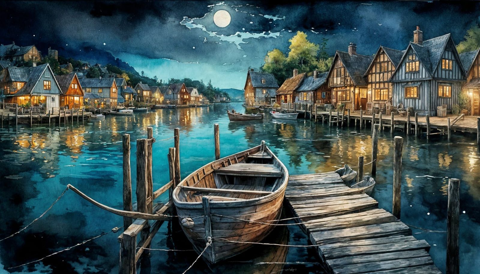 Nordic Fishing Village  by @Sharonjoy