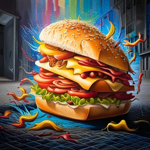 a sandwich