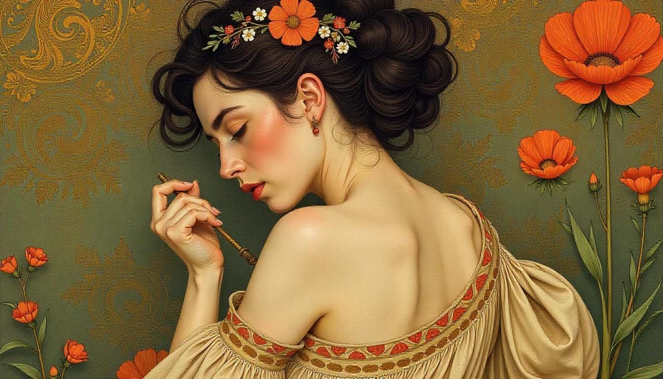 Alphonse Mucha Style