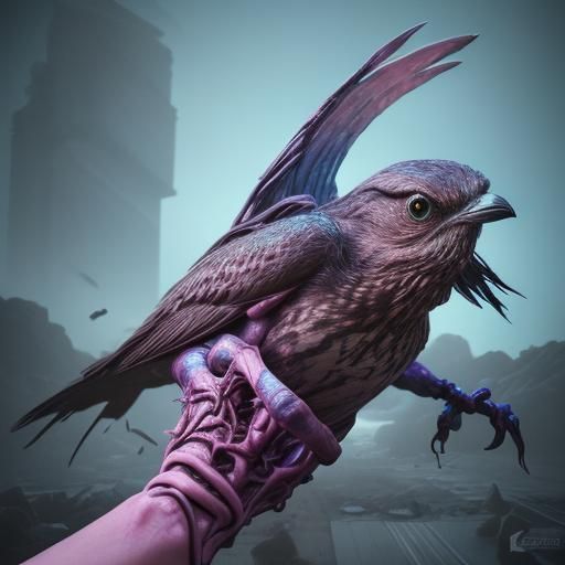8k resolution concept art color gradient brutalism acrylic art 8K resolution 3D shading eldritch  surrealism extra limbs...