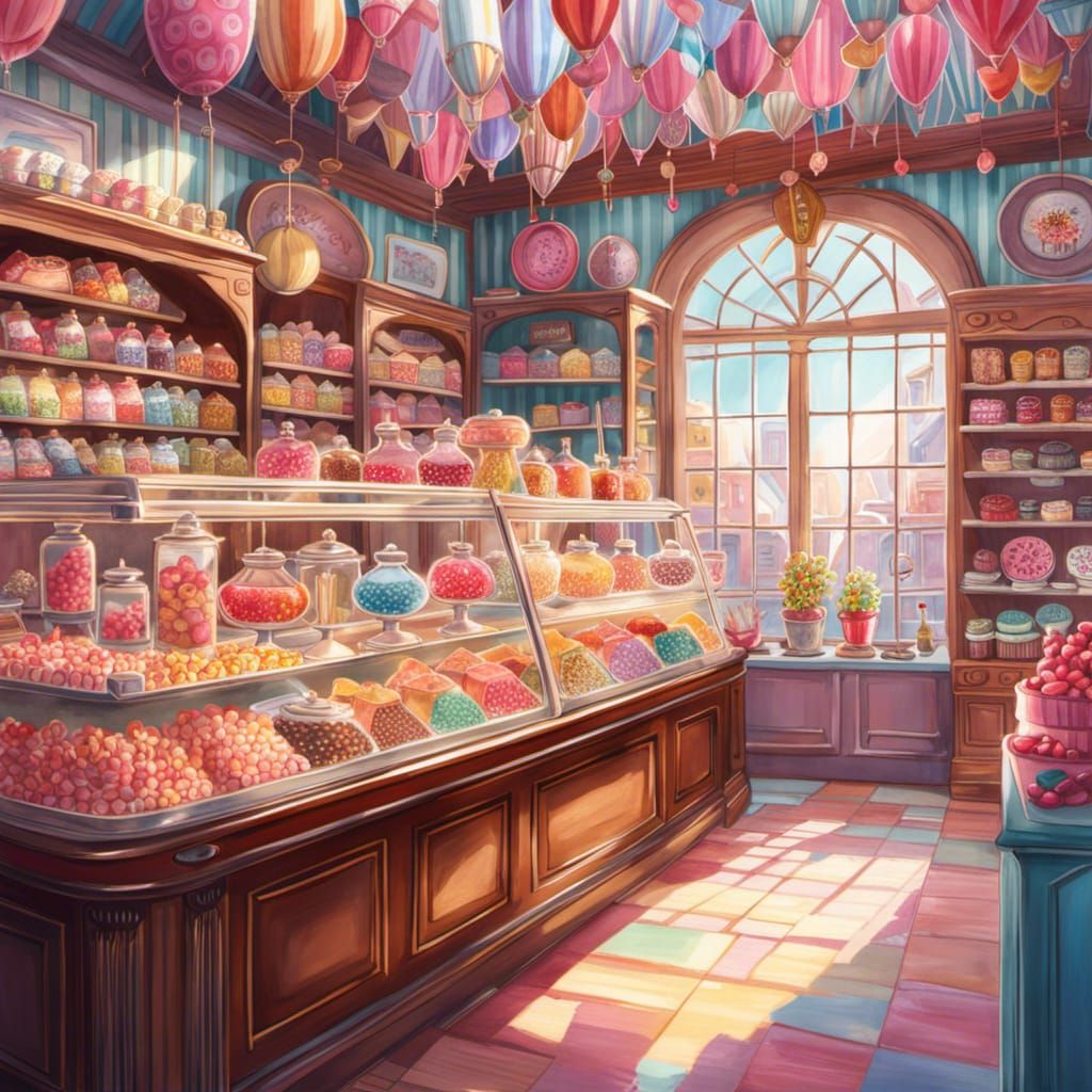 Candy Shop - AI Generated Artwork - NightCafe Creator