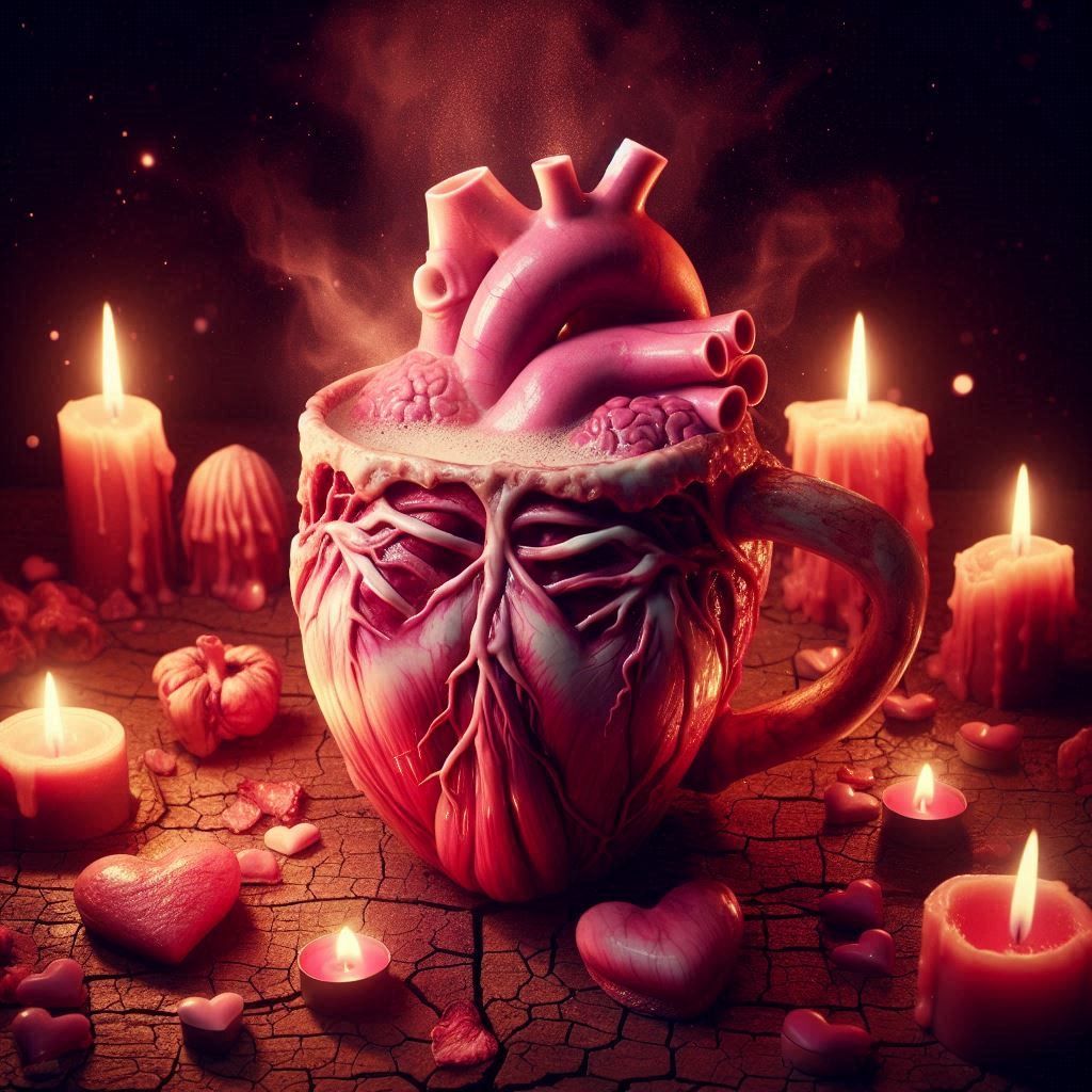 Sinister Sip on Macabrew Valentine's Heart
