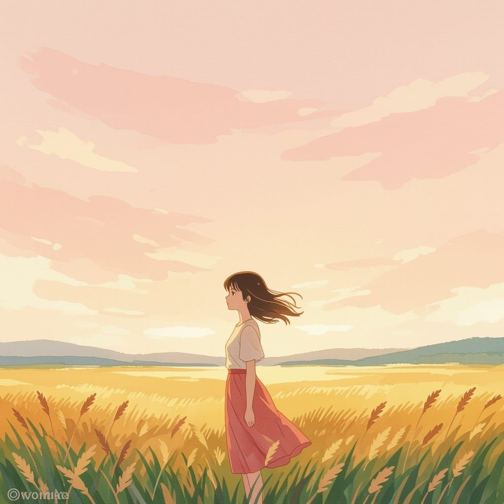 The Wind Carries My Heart  by @Aquariel_Moon