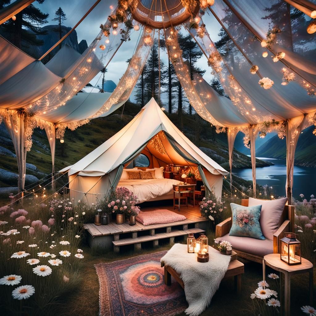 Luxurious Glamping   by @MArt