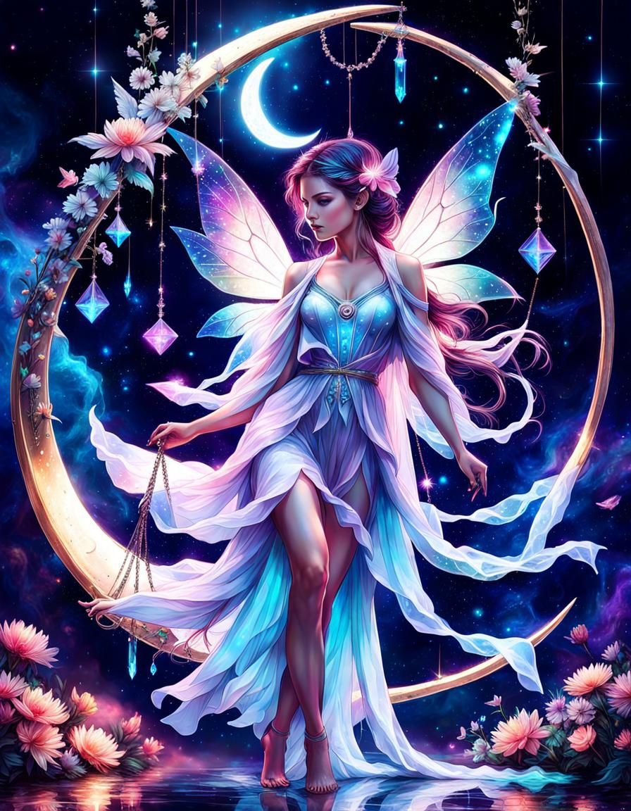 Cosmic Fairy - Ai Generated Artwork - Nightcafe Creator