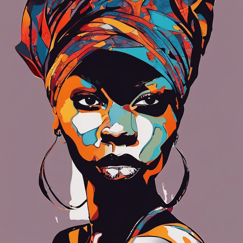 Fierce black woman - AI Generated Artwork - NightCafe Creator