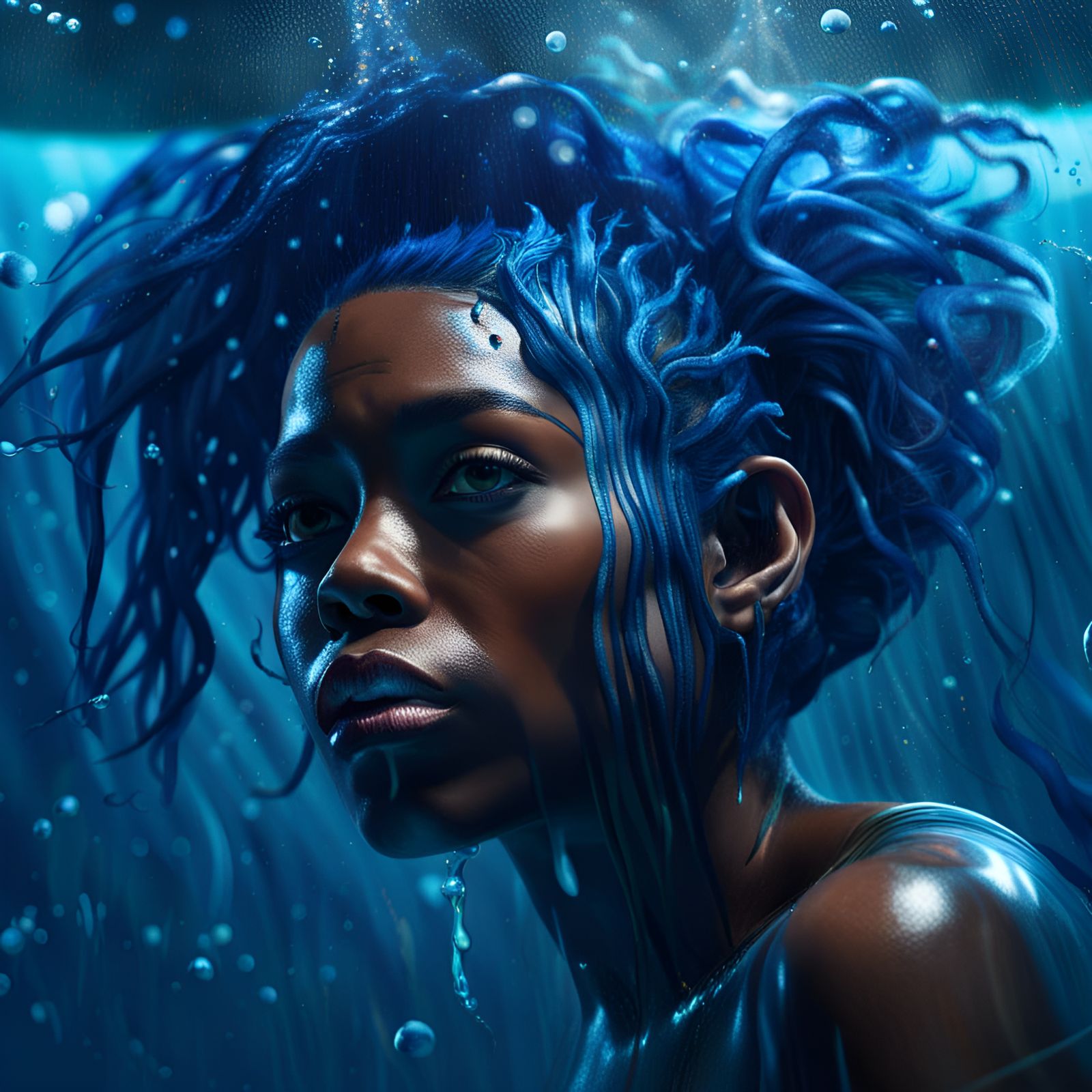 Blue Beauty - AI Generated Artwork - NightCafe Creator