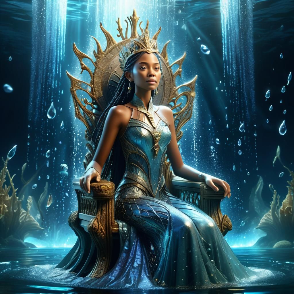 Queen of water - AI Generated Artwork - NightCafe Creator