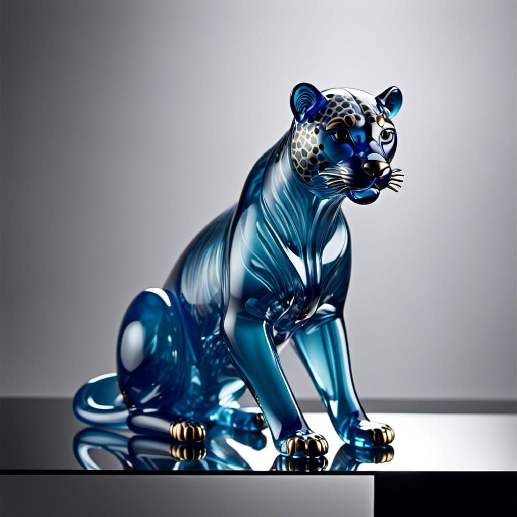 <lora:CrystalLife:1.0> leopard crouching