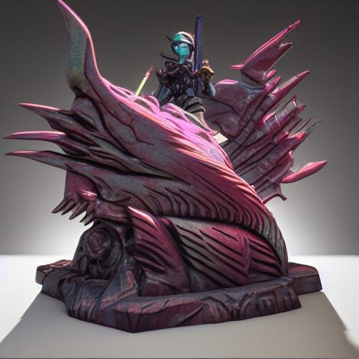 slay the slay away dynamic lighting tetradic colors deep col...