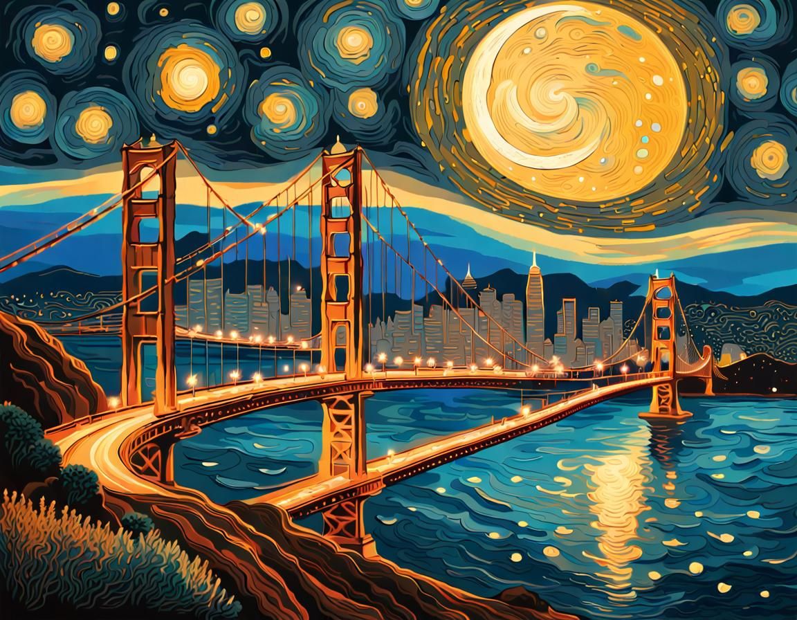 Starry Night Bridge