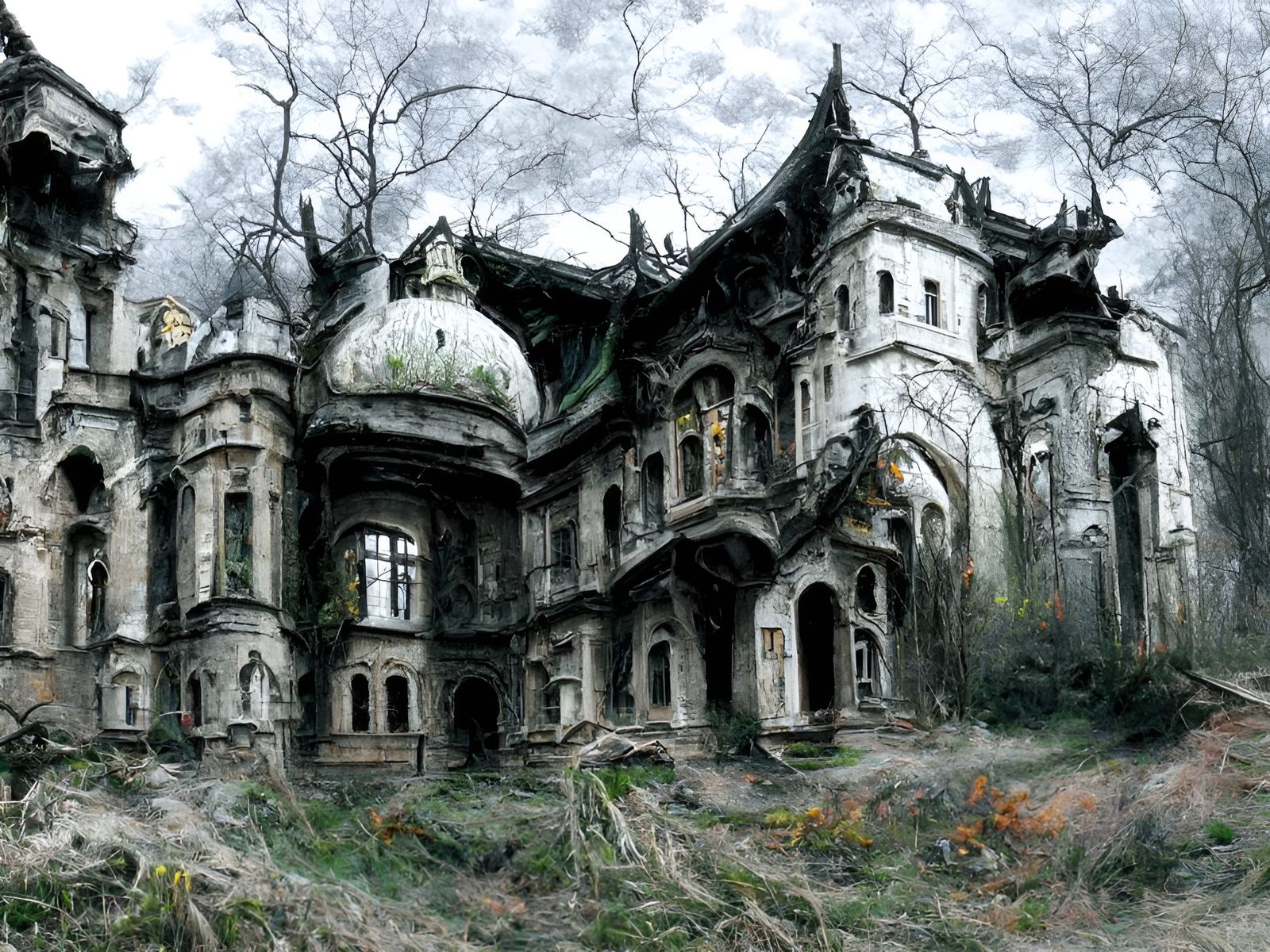 Abandoned Palace somewhere in Poland