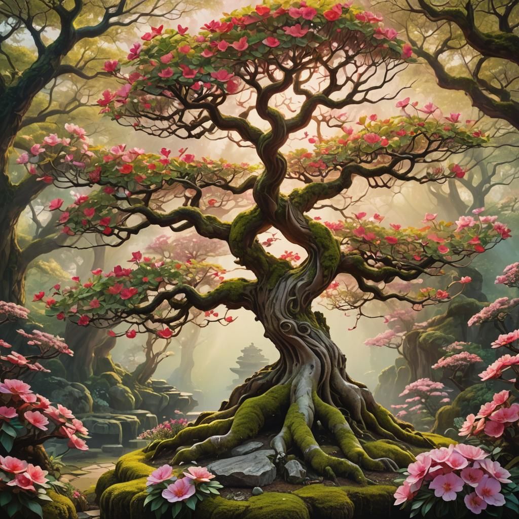 Pink Bonsai  by @SamTheMan