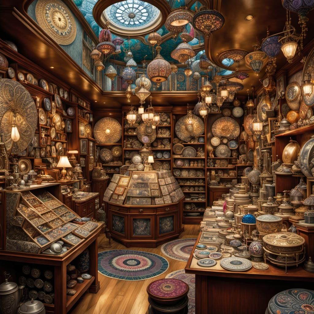 zentangled mandalas Maximalist. jewelers workshop, tools, go...
