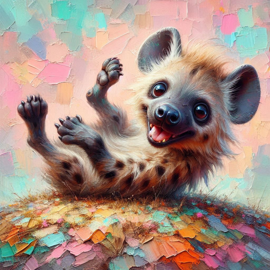 cheeky Hyena portrait (3)