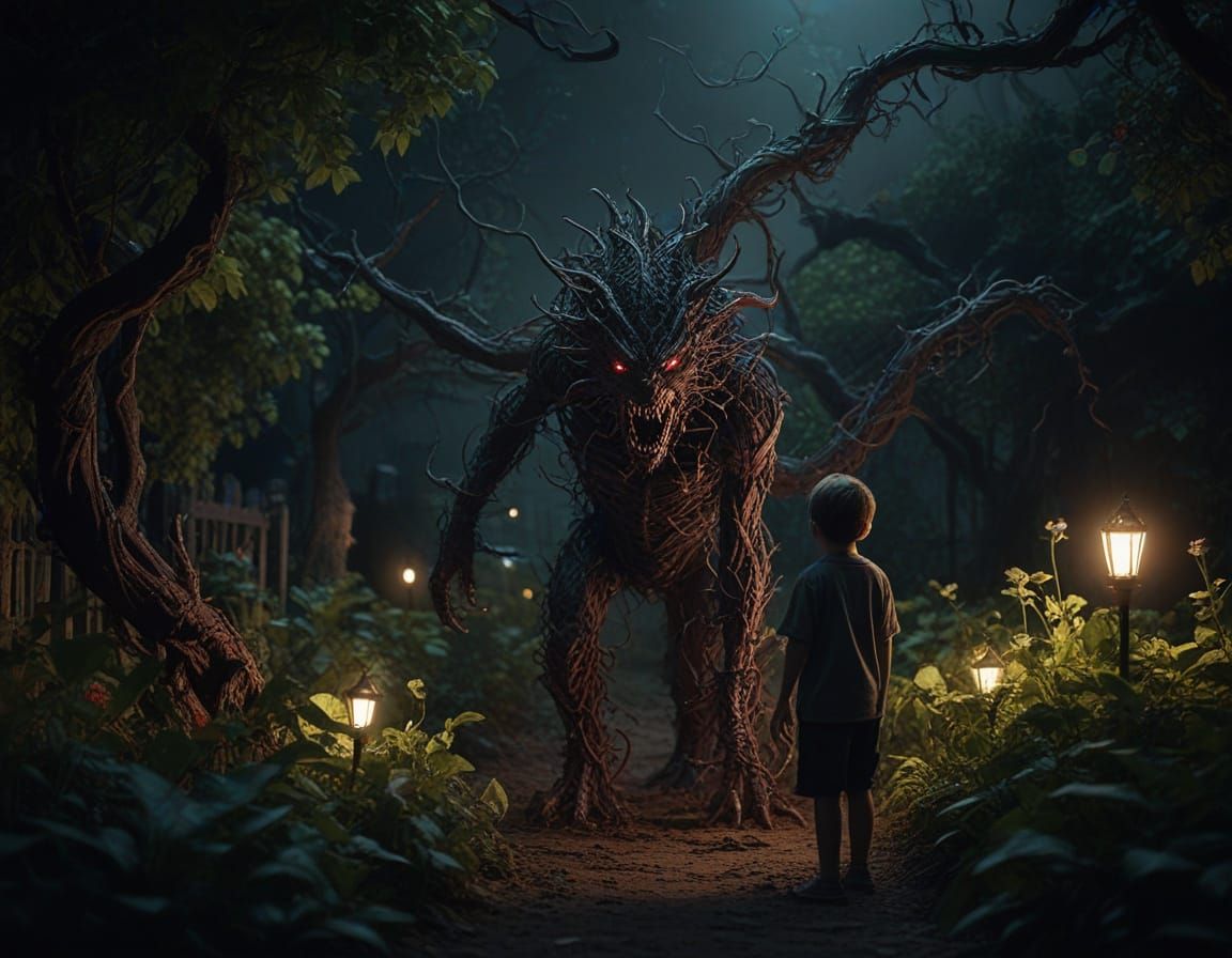 facing the monster in my nightmares!  by @Johm Parede