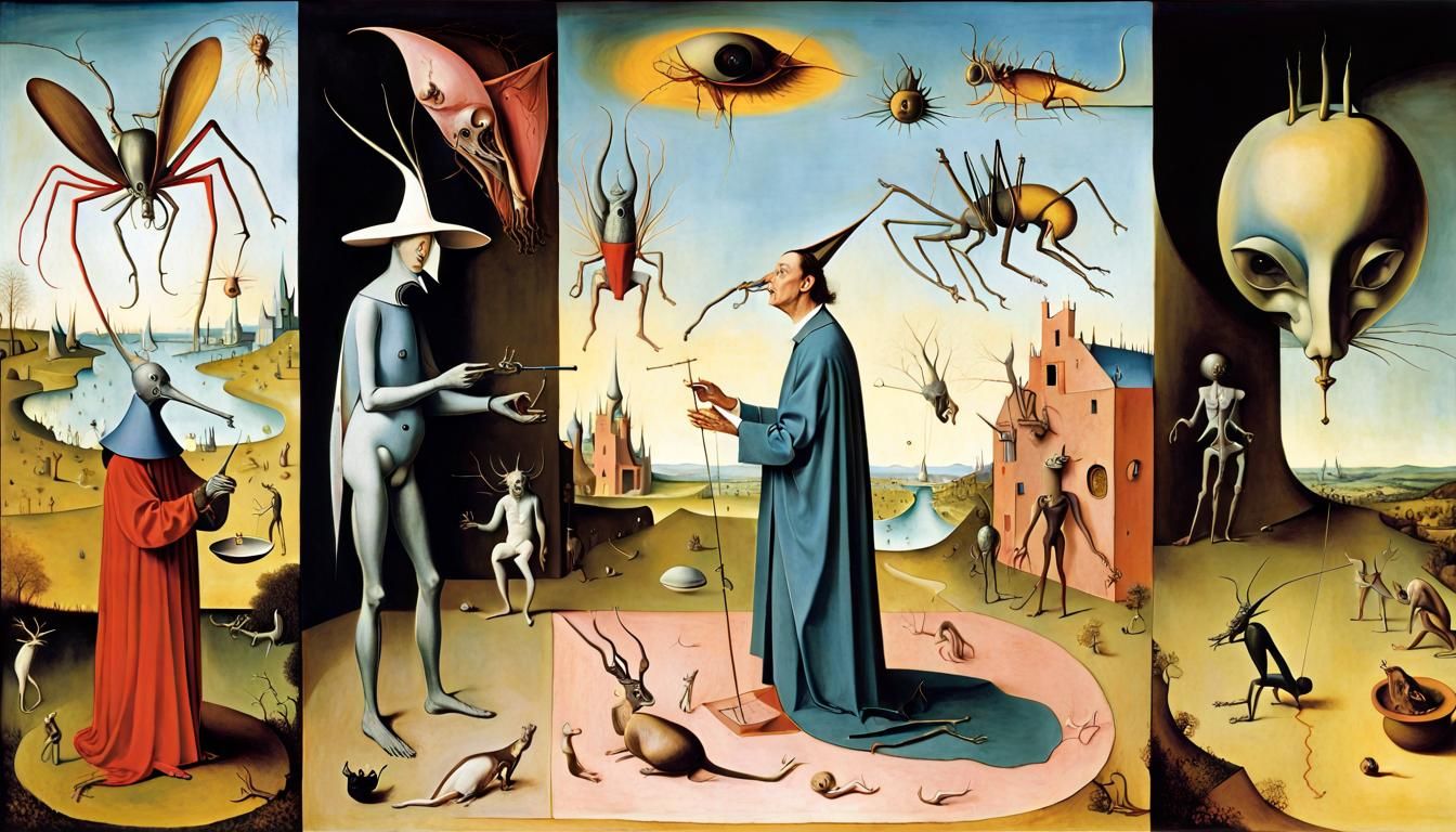 BOSCH AND DALI FINALLY MEET - TRYPTICH