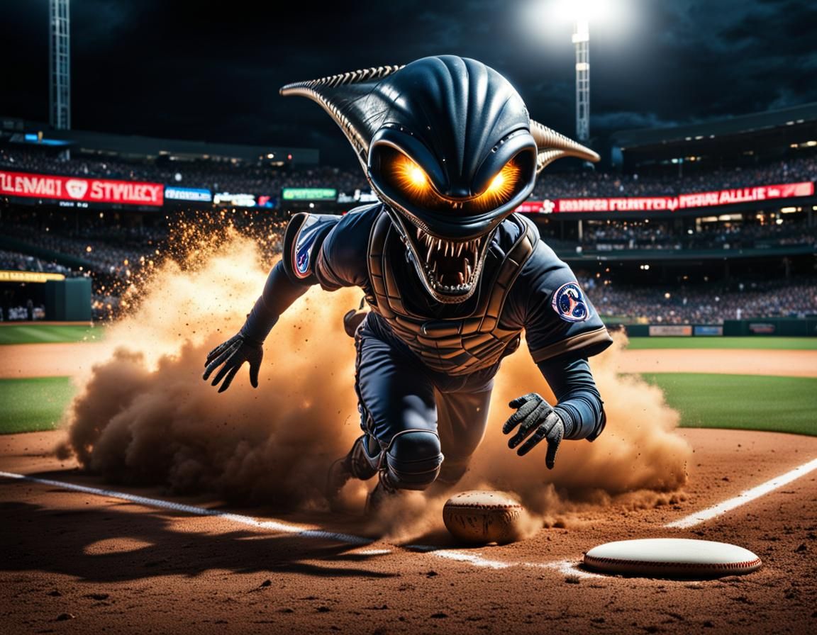 Home Run  by @SasquatchChicken