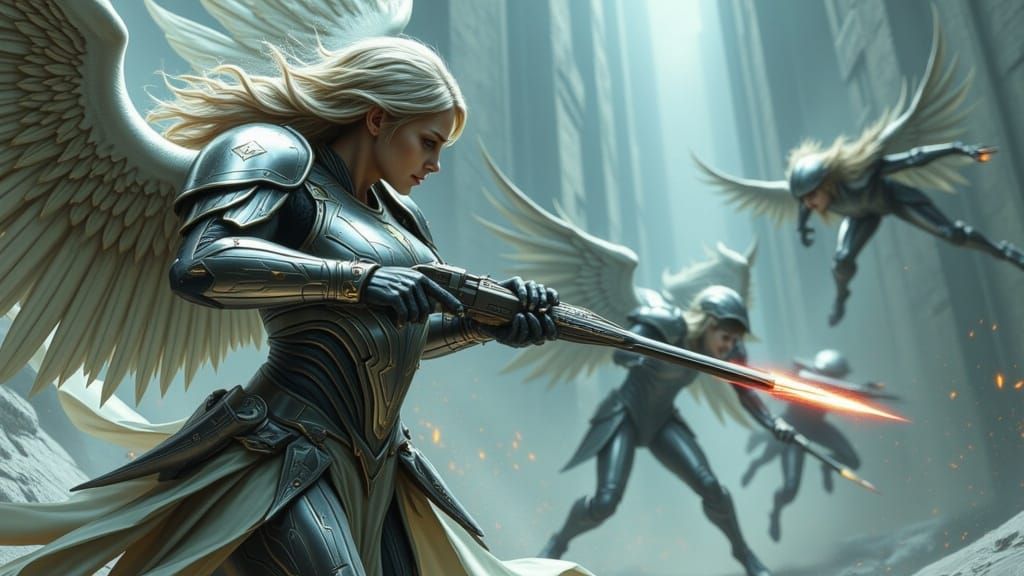  <lora:Angel Warrior:1.0>sci-fi