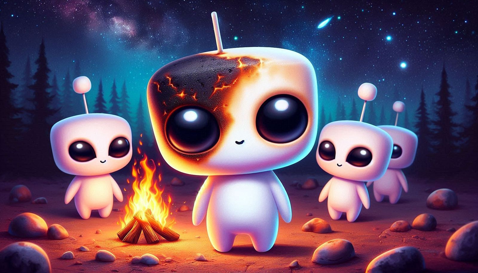 Series - no 2 - The Marshmallow Aliens’ Sweetest Mission!