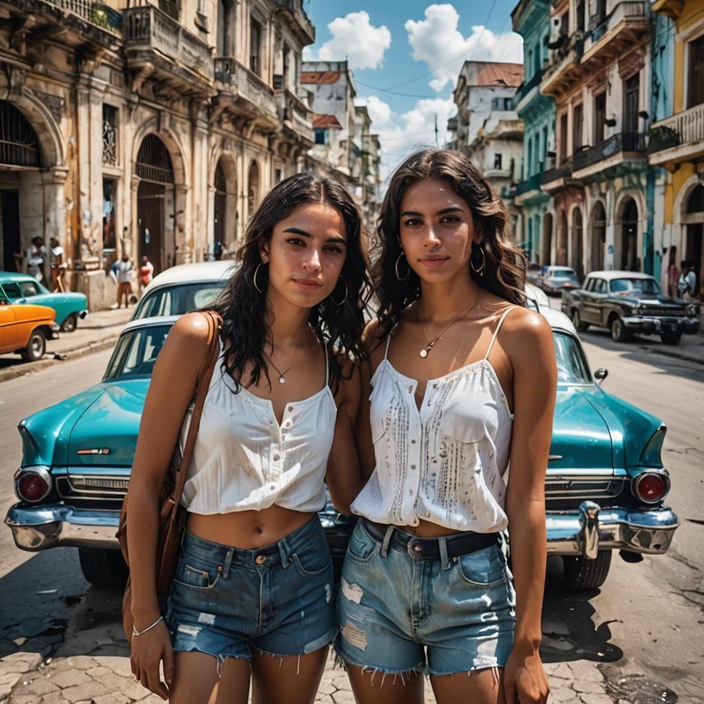 Two Cuban Girls, sometimes only one, who knows? It's AI righ...