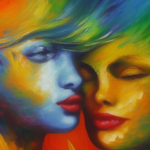 blue is the warmest color AI Generated Artwork NightCafe Creator