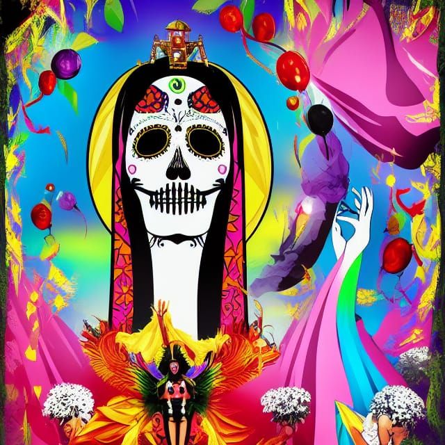 Lost in the Santa Muerte carnival