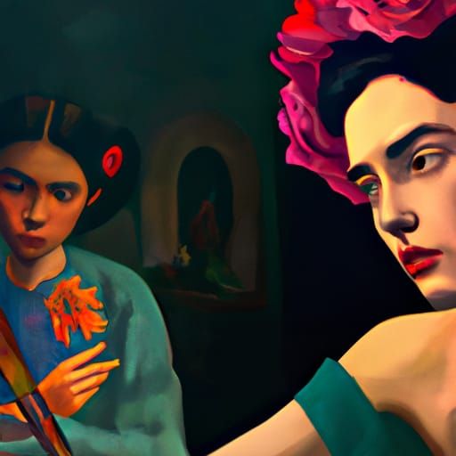 Woman Painting