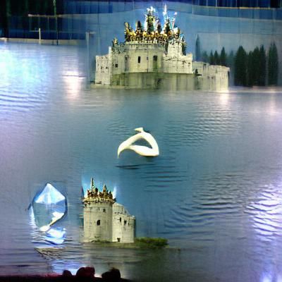 The Diamond Castle in The Swan Lake