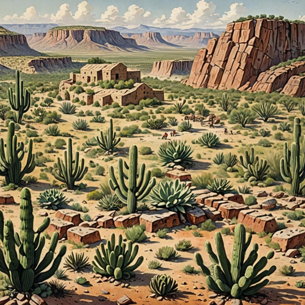 the desert forts of European Colonialism