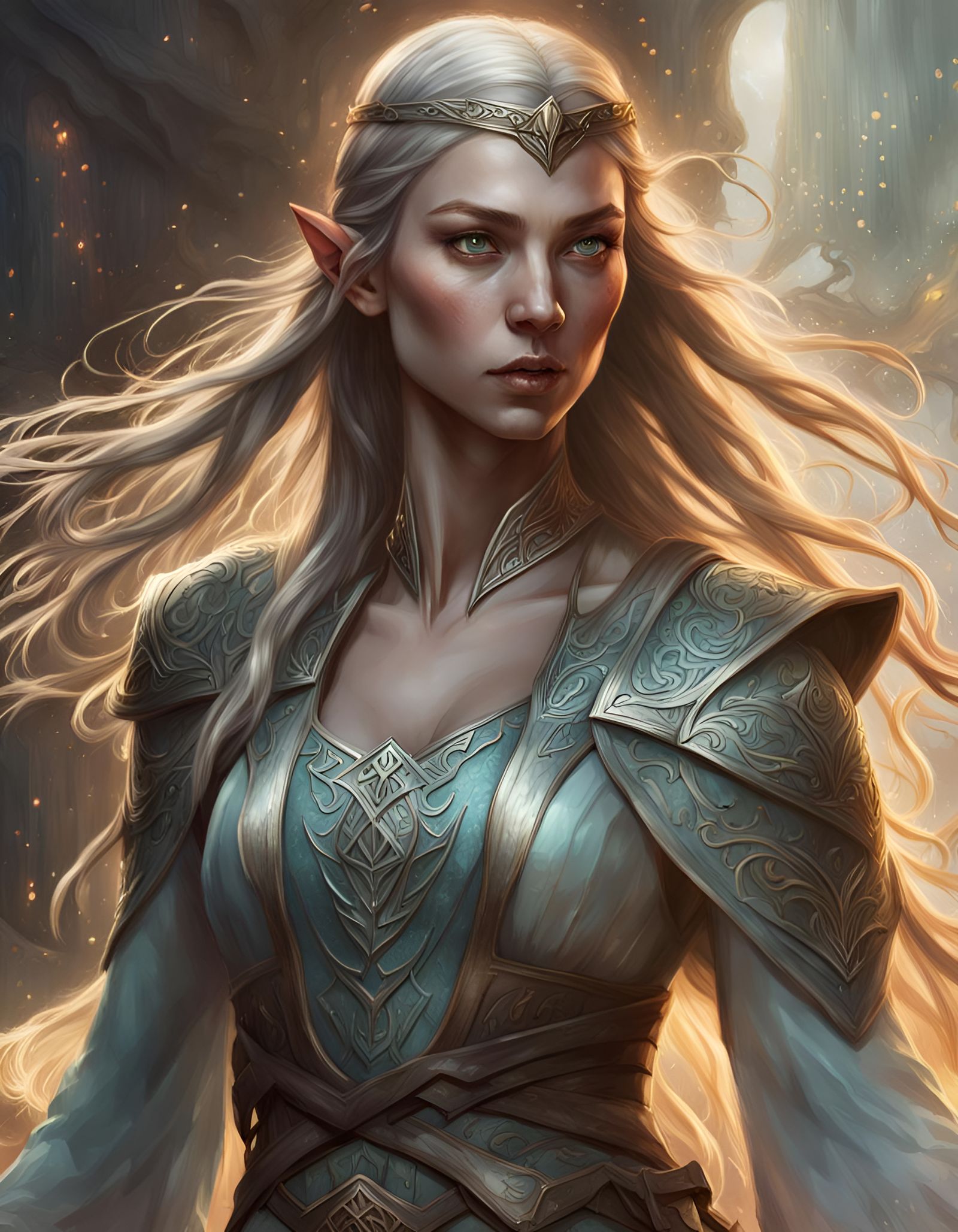 Elven Princess Galadriel - J.R.R. Tolkien’s Silmarillion - AI Generated ...