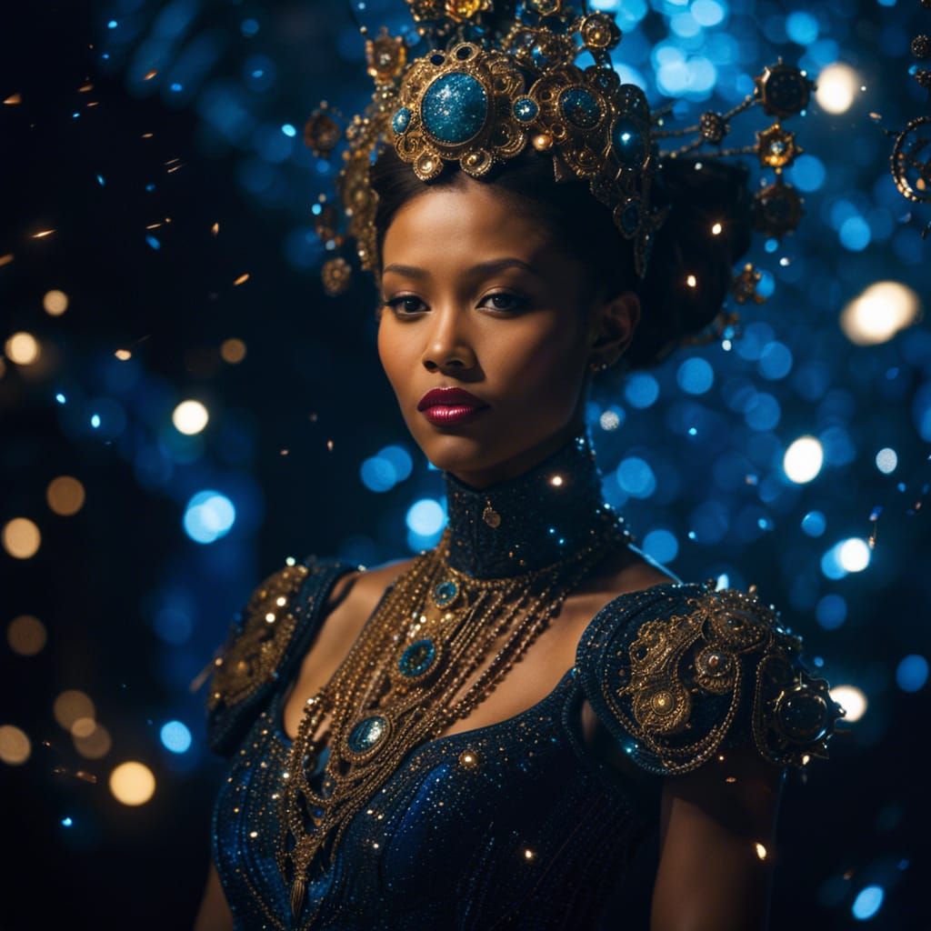 The Queen of the Ball Enters the Ballroom.