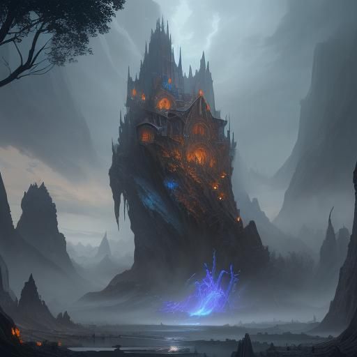 Dracula‘s castle - AI Generated Artwork - NightCafe Creator