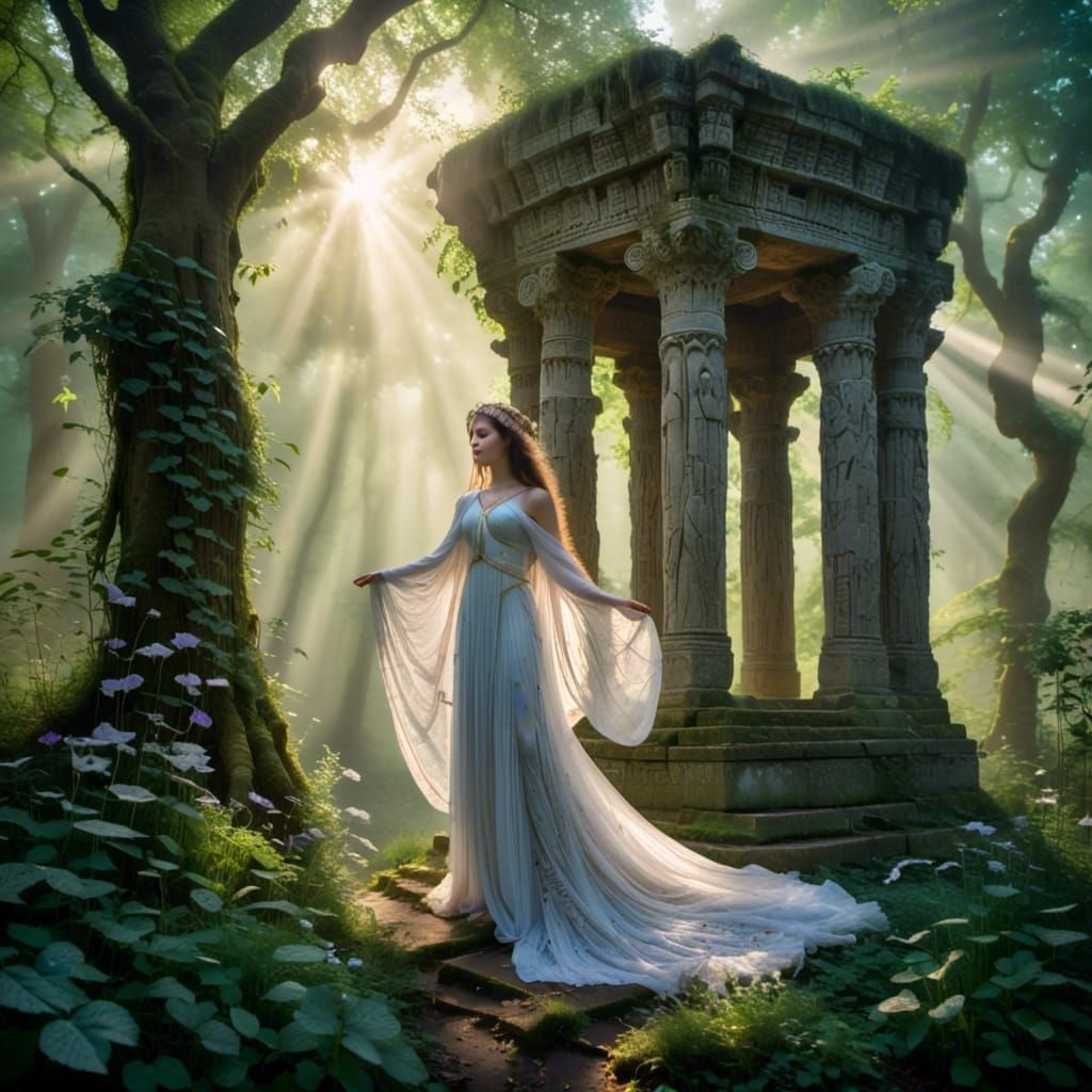 In the dawn's embrace, where dreams unfold,
A place where ancient wonders eternally behold with kindness we embrace <lora:Faefortas SDXL:1.0...
