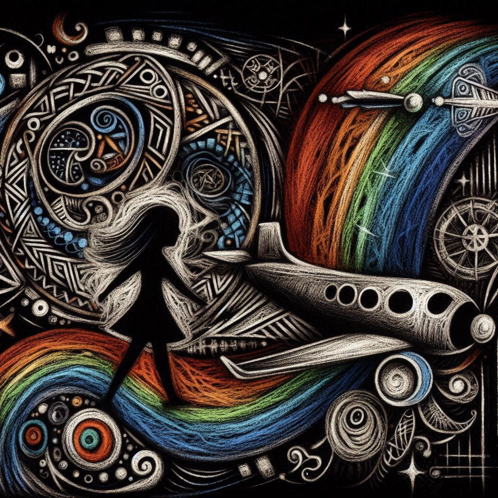 June Art Jam Images- plane