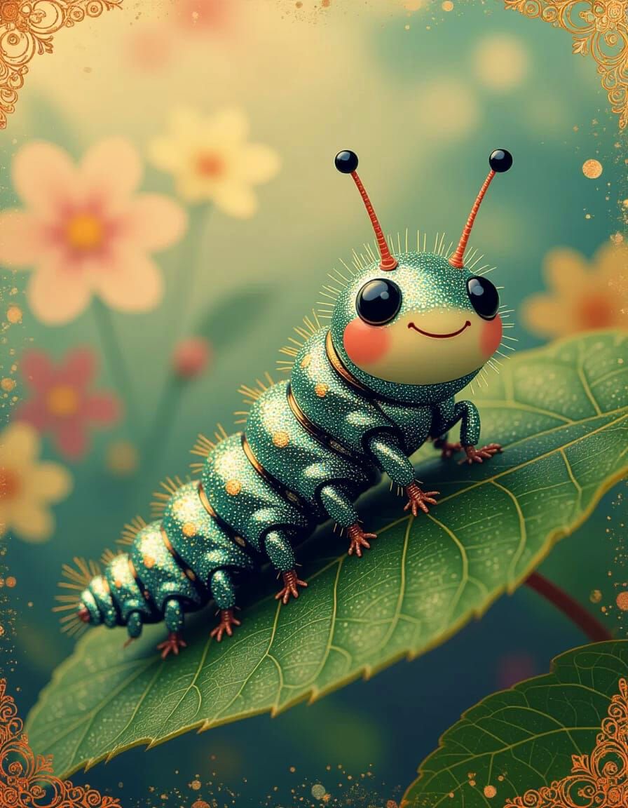Cutiepillar 🐛  by @KI_Katze